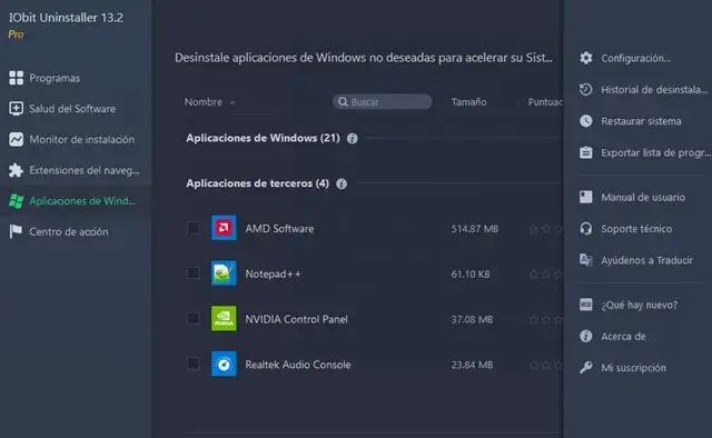 IOBit Uninstaller PRO Final Español