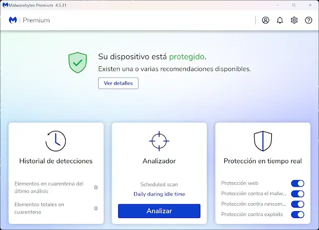 Malwarebytes Premium Versión Español