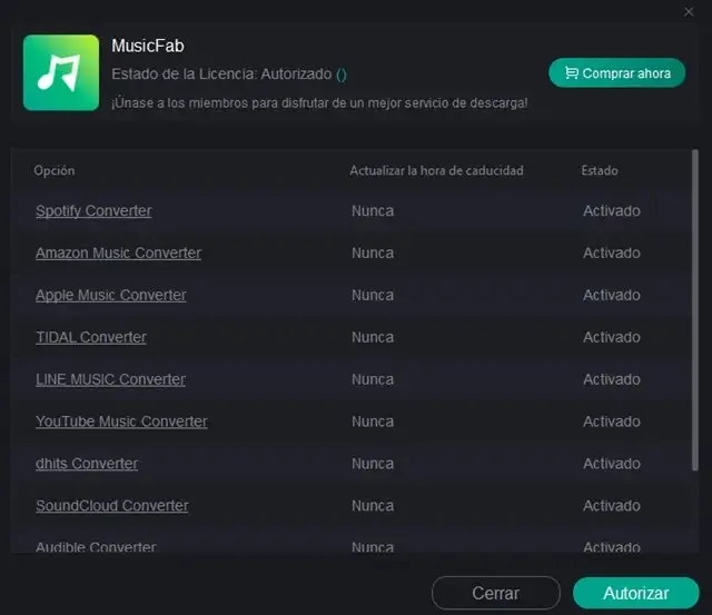 MusicFab Versión Full Español