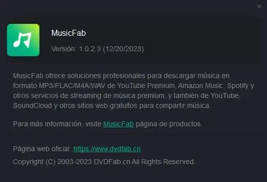 MusicFab Versión Full Español